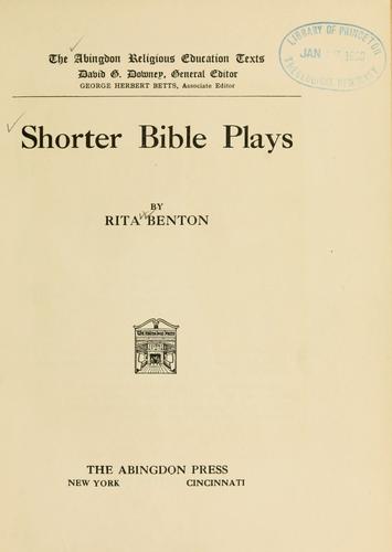 Shorter Bible plays
