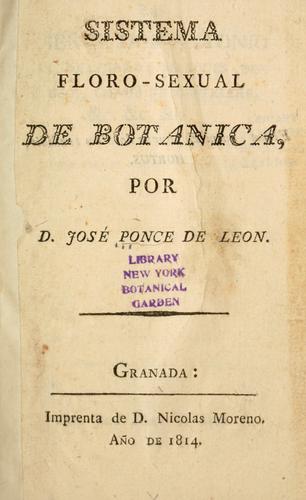 Sistema floro-sexual de botanica