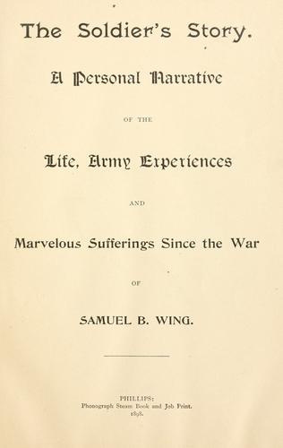 The soldier's story