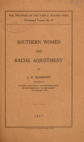 Southern women and racial adjustment