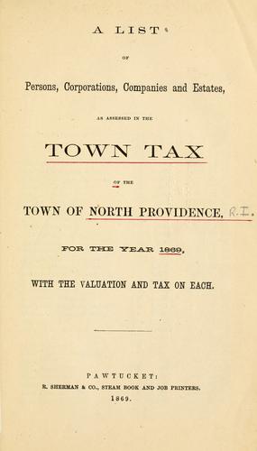 Tax book, 1869