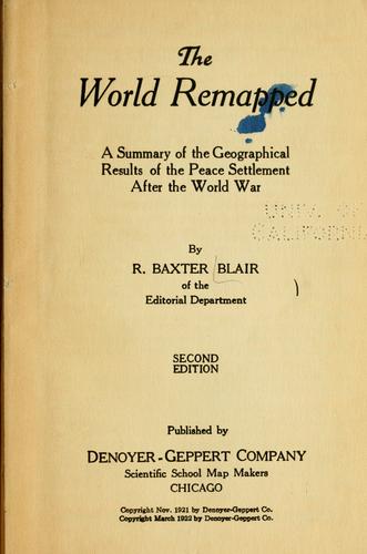 The world remapped