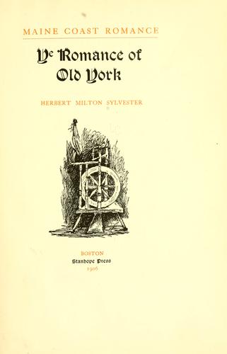 Ye romance of old York