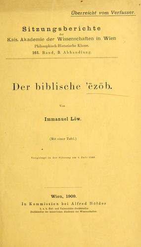 Der biblische 'zb