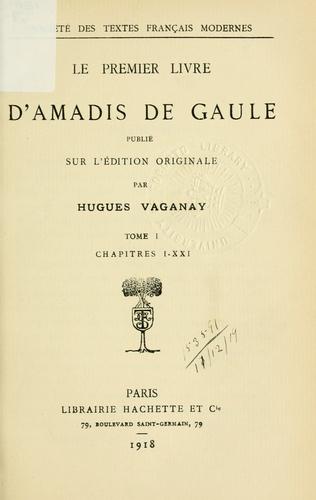 Le premier livre d'Amadis de Gaula