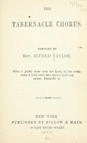 The tabernacle chorus ..