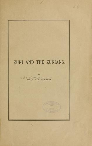 Zuñi and the Zunians
