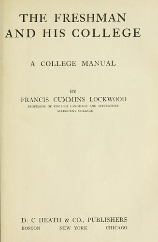 The freshman and his college