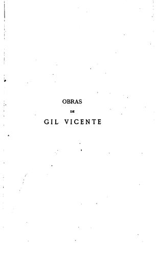Obras de Gil Vicente, com revisão