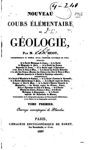 Nouveau cours élémentaire de géologie