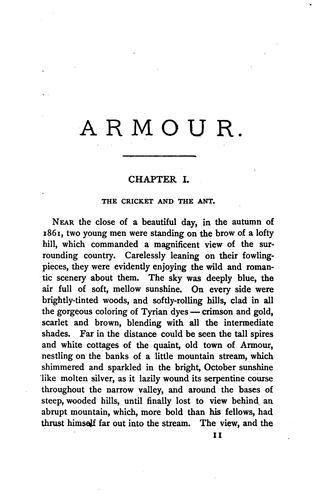Armour: Or, What are You Going to Do about It?