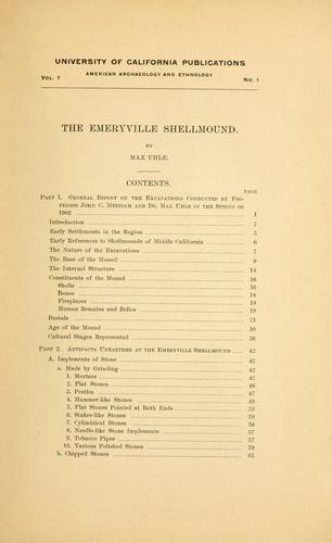 The Emeryville shellmound