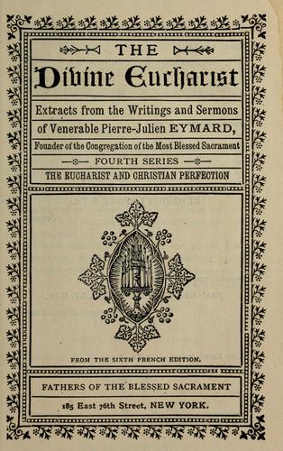 The divine eucharist