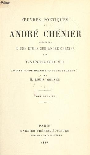 Oeuvres poétiques