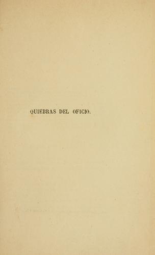 Quiebras del oficio