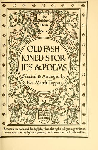 Old fashioned stories & poems