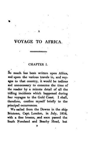 A voyage to Africa