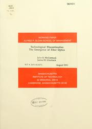 Technological discontinuities
