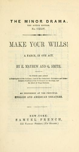 Make your wills