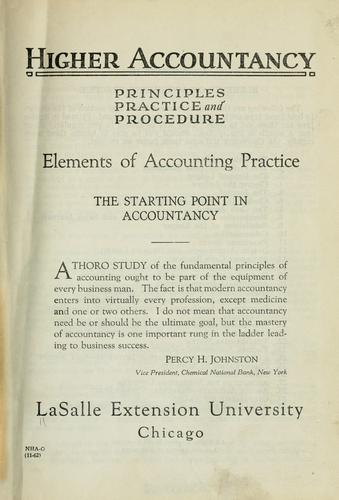 Higher accountancy