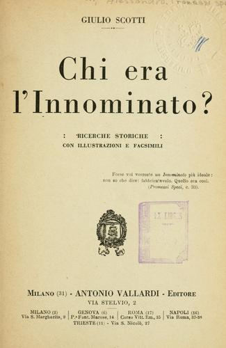 Chi era l'Innominato?  Ricerche storiche