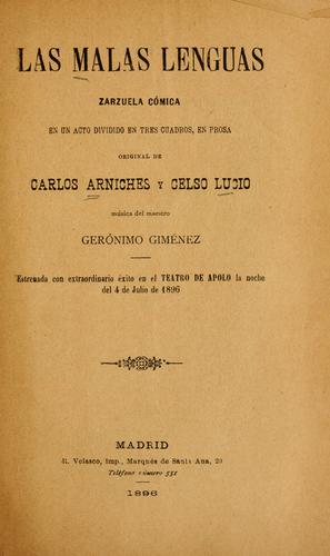 Las malas lenguas