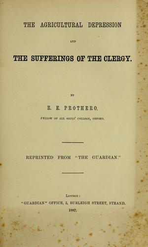The agricultural depression