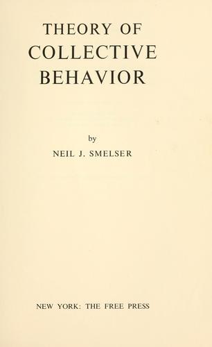 Theory of collective behavior