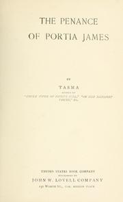 The penance of Portia James