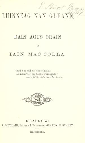 Luinneag nan gleann