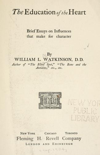 The education of the heart