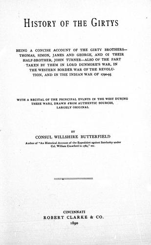 History Of The Girtys