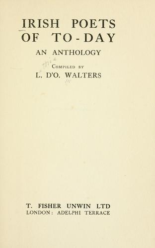 Irish poets of to-day