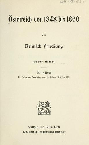 Österreich von 1848 bis 1860