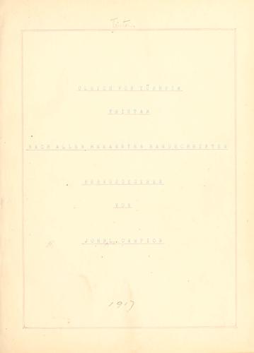 Ulrich von Türheim Tristan nach allen bekannten handschriften hrsg