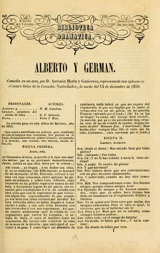 Alberto y Germán