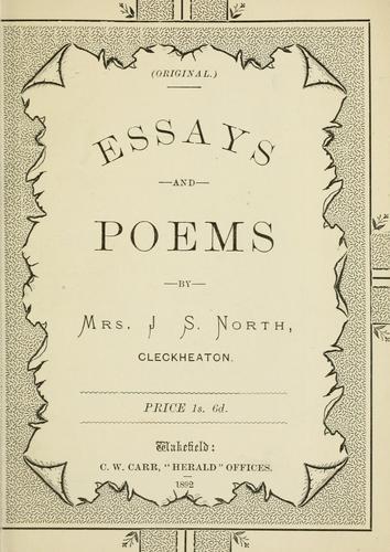 Essays and poems