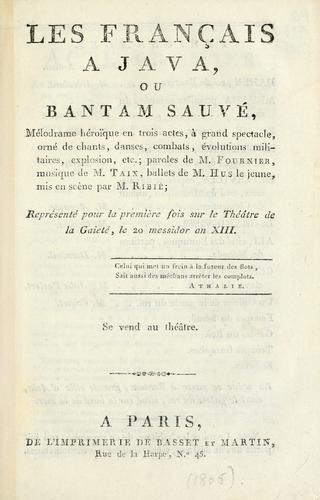 Les français à Java