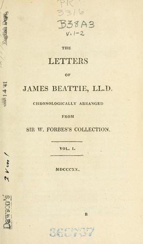 Beattie's letters