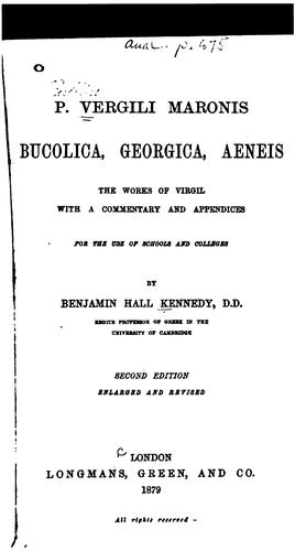 Bucolica, Georgica, Aeneis