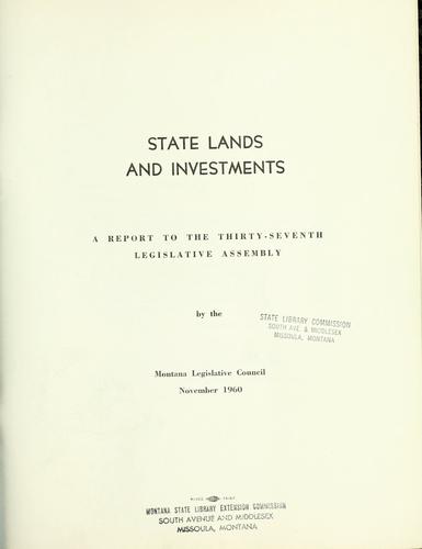 State lands and investments