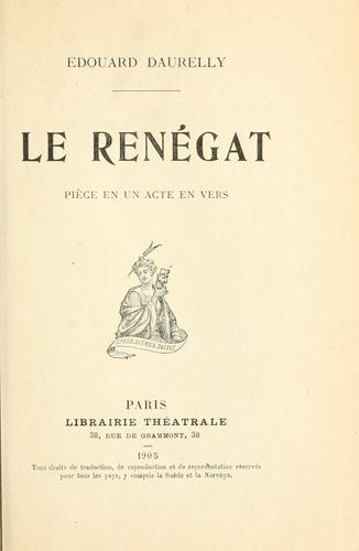 Le renégat