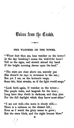 VOICES FROM THE CROWD