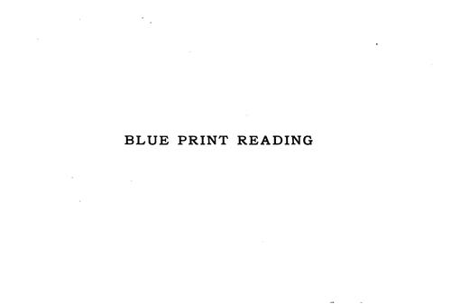 Blue Print Reading