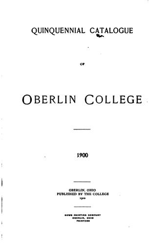 Quinquennial Catalogue of Officers and Graduates...