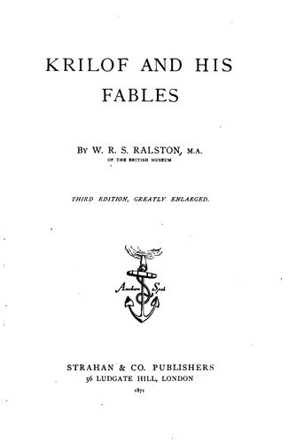 Krilof and his fables