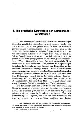 Abhandlungen zur Theorie der Bevölkerungs- und Moralstatistik