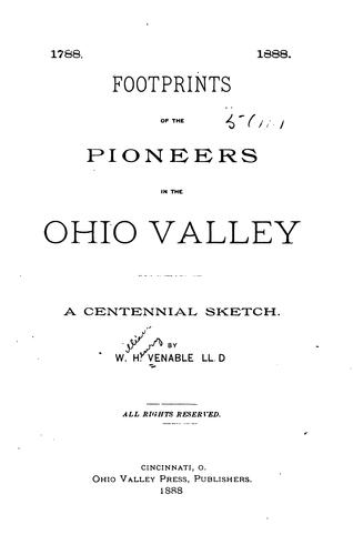 Footprints of the Pioneers in the Ohio Valley