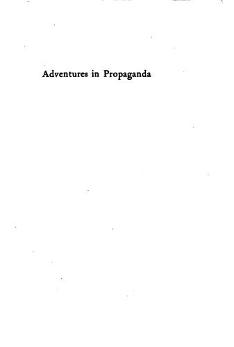 Adventures in Propaganda: Letters from an Intelligence Officer in France