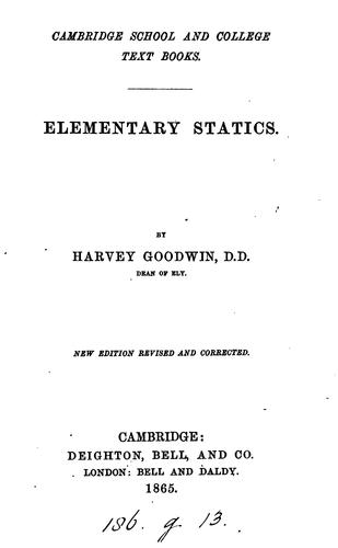Elementary statics